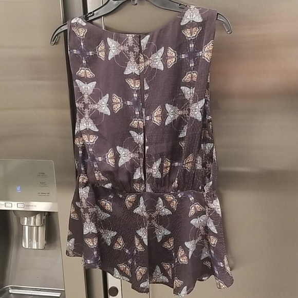 💕ALLSAINTS💕 Celeste Sleeveless Peplum Top M NWT - Picture 5 of 10